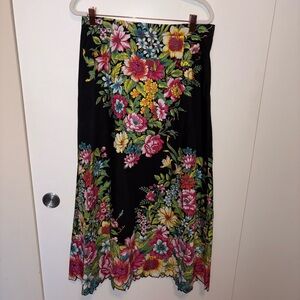 ETRO floral-print cotton maxi skirt